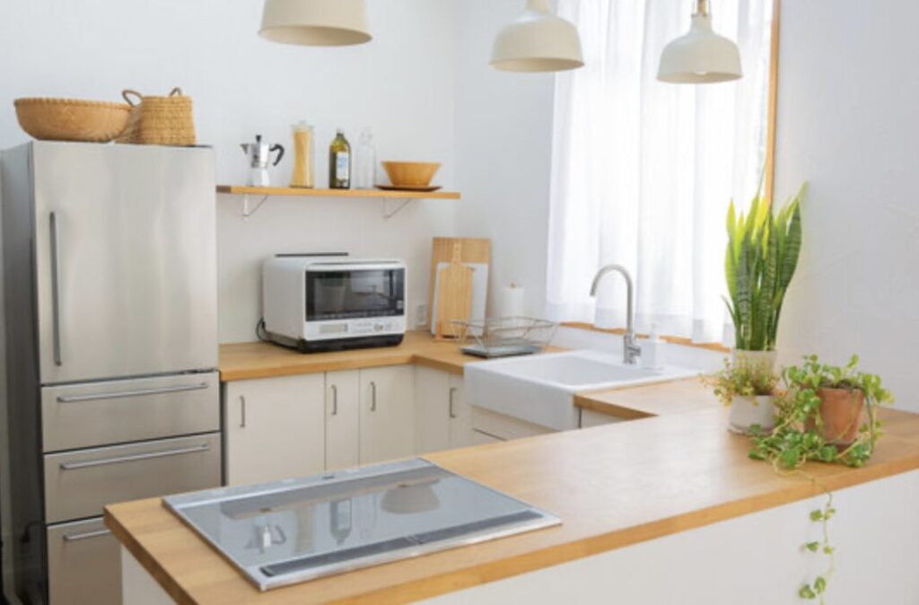 整理整頓されたキッチンの容姿