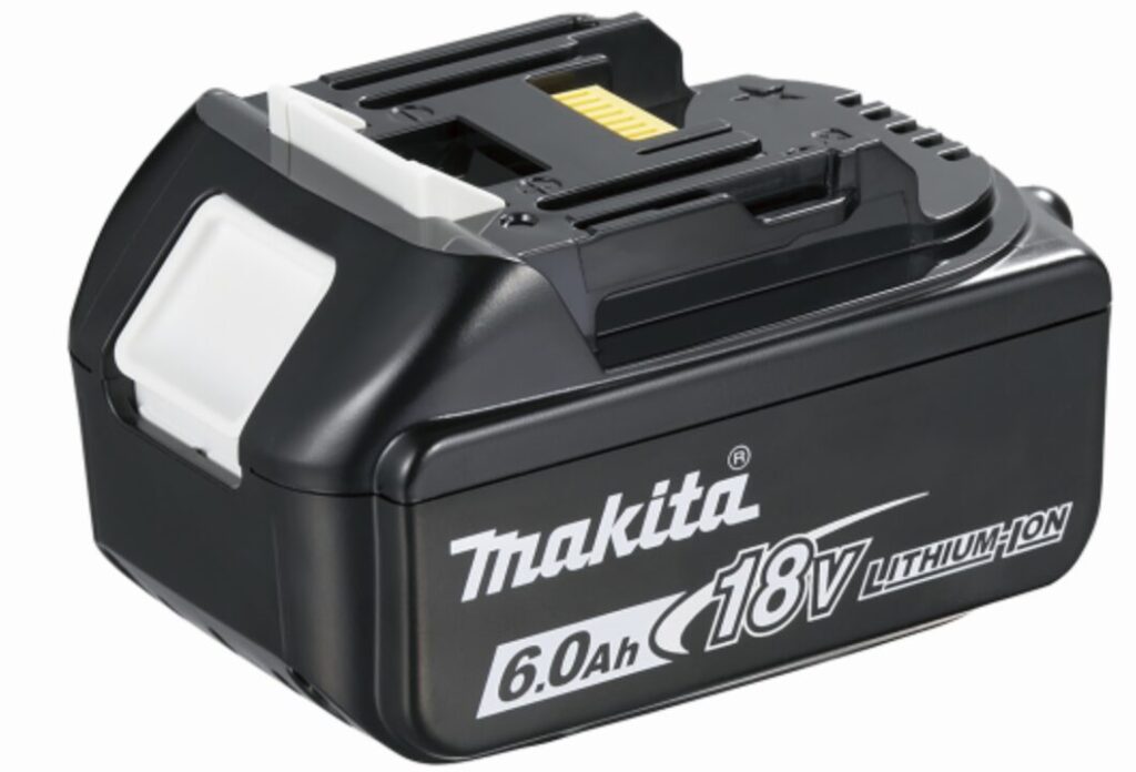 マキタ18V 6.0Ahリチウムイオンバッテリーの外観